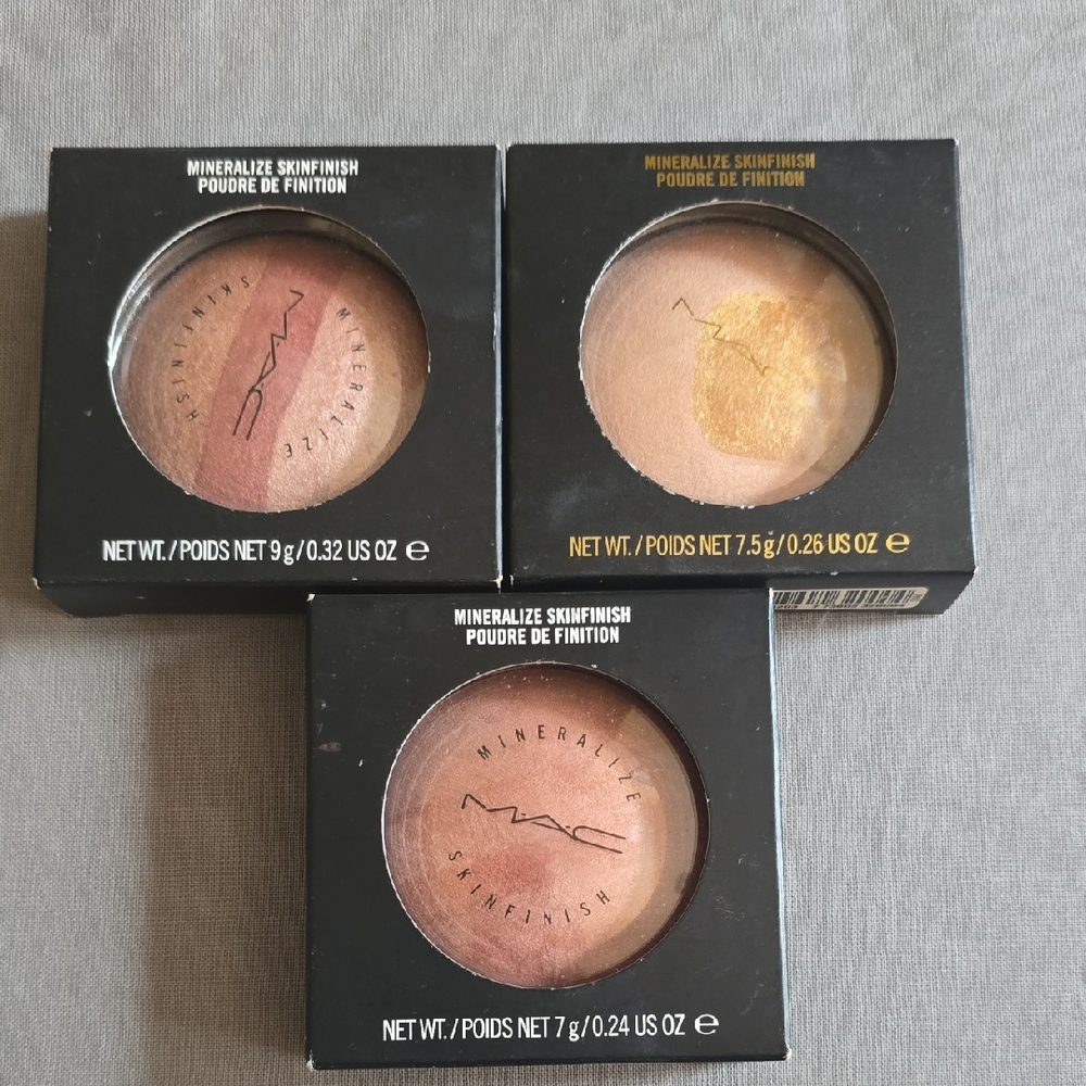 MAC Cosmetics Mineralize Skinfinish Highlighter: Three Shades